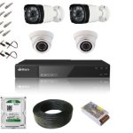 پکیج 4 دوربین مداربسته FULL HD ( DVR برایتون )