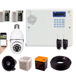 سیستم دزدگیر سیم کارتی سایلکس SG8 سیم کارتی + دوربین لامپی چرخشی بیسیم