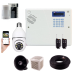 پکیج دزدگیر اماکن سایلکس مدل SG8 سیم کارتی + دوربین بیسیم