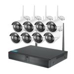 پک 8 دوربین مداربسته بیسیم وایفای WIFI هوشمند