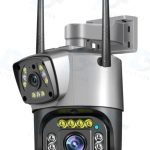 دوربین مدار بسته اسپید دام ۶ مگاپیکسل دو لنز سیمکارتی مدل SC02-4G