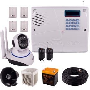 NeWEeYWOl_zuk8eE پکیج دزدگیر کنزل با دوربین مداربسته سیم کارتی سایلکس مدل SG8-4CH PT380 - Image 1
