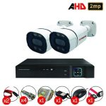 پکیج دوربین مداربسته های‌ویژن مدل B-B1 2MP (بالت) - 2 عدد دوربین آماده نصب