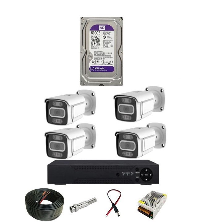 hg-jsKqlrZKSY0TJ پکیج دوربین مداربسته ۵ مگاپیکسل فول اچ دی با تشخیص چهره - Image 1