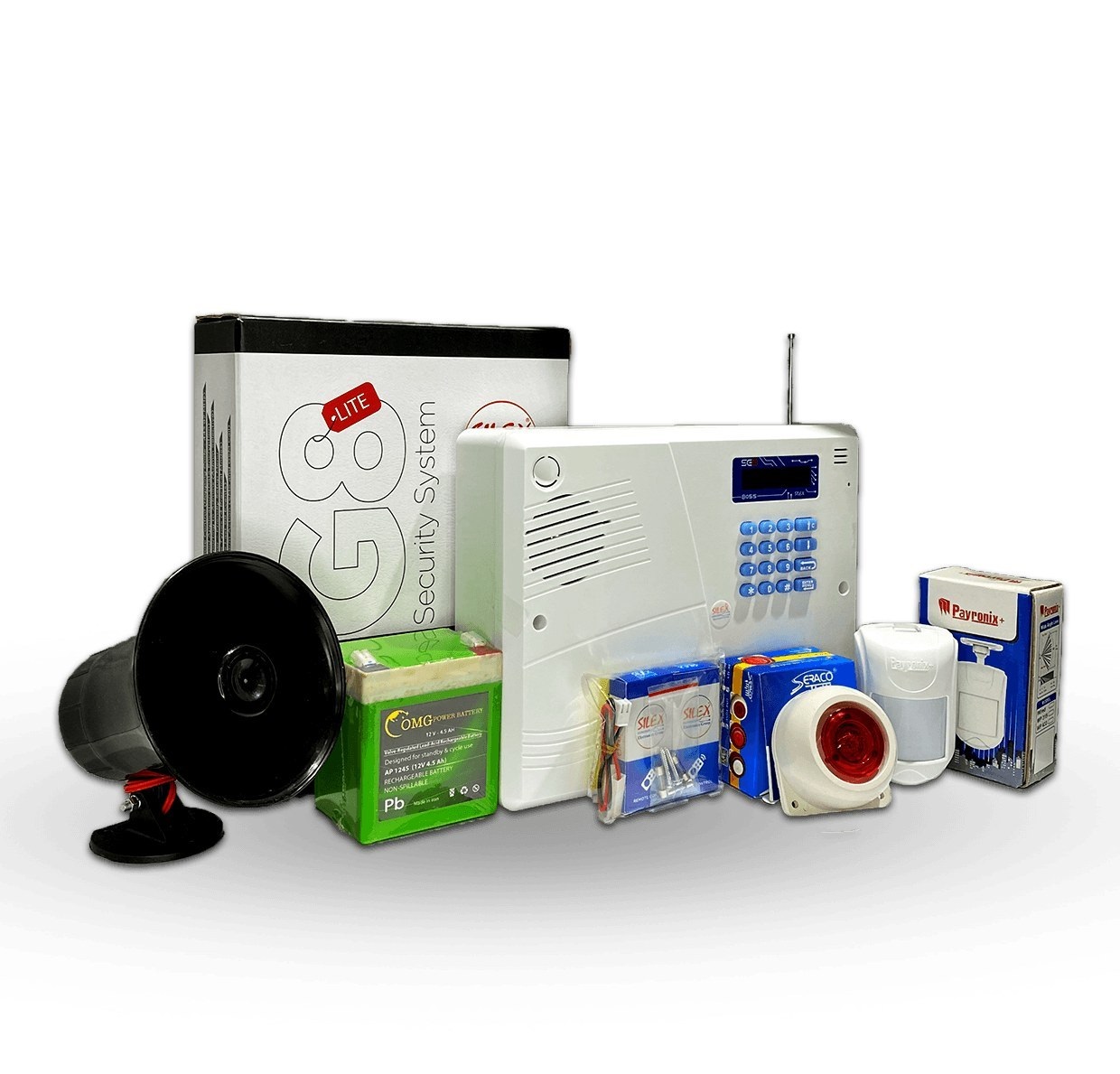 7ktY4K-WjF5SYAuq دزدگیر سیم کارتی سایلکس مدلSG8- ا Silex Sg8 Places Security Alarm - Image 1