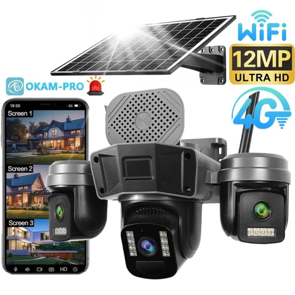 ARzj6xZFKzt88Yuv دوربین مدار بسته اوکم مدل L1 سه لنز ۳ مگاپیکسل - تصویر 1